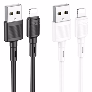 Кабель USB A на Lightning Hoco 2,4A 1 м X83 белый