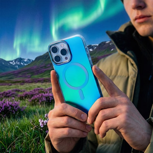 Tecto Shield Aurora чехол iPhone 16 6,1" синий