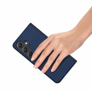 DUX DUCIS wallet ümbris SKIN PRO jaoks SAMSUNG A55 sinine