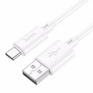 Kaabel USB A to USB C Hoco 3A 1 m X88 valge