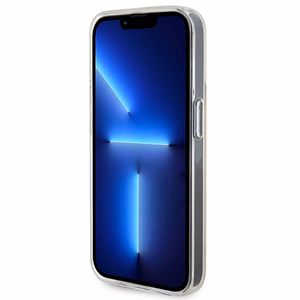 Guess GUHCP15LHDECMP iPhone 15 Pro 6.1" roosa/roosa hardcase IML Faceted Mirror Disco Iridescent