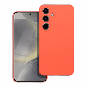Чехол для Samsung S24 Silicone персиковый