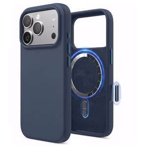 Ümbris "TM MagSafe Silicone" iPhone 17 Pro Max / Tumesinine /