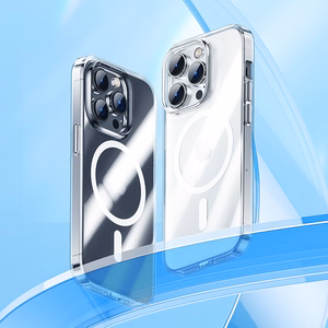 Benks Magnetic Crystal Ümbris jaoks Iphone 15 Plus läbipaistev