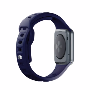 3mk silikoonrihm Apple Watchile, 38/40/41/42 mm, ookeanisinine, väike suurus