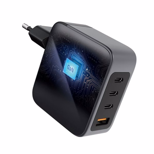 Phone laadija Forcell F-Energy GaN 3 x USB C + USB A QC4.0 PD 5A 100W VT-46 hall
