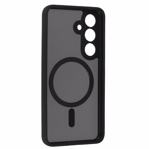 Full Matte Mag Cover jaoks Samsung Galaxy S24 must