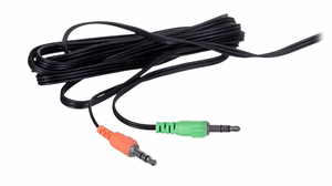 Esperanza EH102 – juhtmega peakomplekt mikrofoniga, must