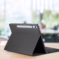 DUX DUCIS case TK foldable with Wireless Keyboard jaoks SAMSUNG Tab S10 FE Plus must