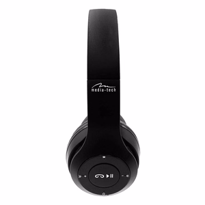 MEDIA-TECH EPSILION BT MT3591 juhtmevabad kõrvaklapid Bluetooth 4.2 mikrofon raadio FM mustad