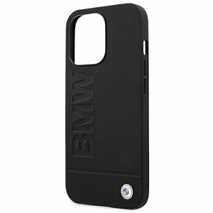 Ümbris BMW BMHCP14XSLLBK iPhone 14 Pro Max 6.7 "must / must Leather Stamp