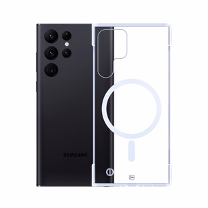 3mk Just20g MagCase jaoks Samsung Galaxy S22 Ultra 5G - Läbipaistev