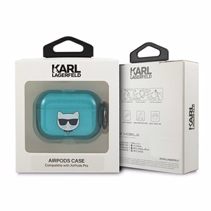 Karl Lagerfeld Choupette AirPods Pro ümbris - sinine