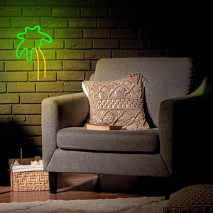 Neon LED Light PALM roheline oranž NNE04 Neolia