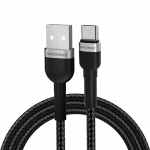 Wozinsky WNBAC1 кабель USB-A USB-C 2.4A 1м - чёрный