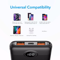 Powerbank Veger L10S (W1105PD) PD QC3.0 2A 20W 10000 mAh must