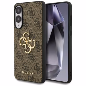 Guess Big 4G Logo Classic Logo Ümbris jaoks Samsung Galaxy S25 Edge - Brown