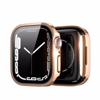 Karastatud klaas ümbris Dux Ducis Hamo Apple Watch 45mm roosa