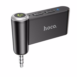 AUX Bluetooth vastuvõtja Hoco Jack 3,5 mm E58 must