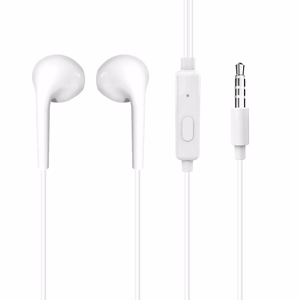 Dudao kõrvasisene juhtmega mini jack 3.5mm peakomplekt valge (X10S valge)