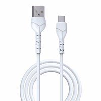 Devia kaabel Kintone EC145 USB - USB-C 1,0 m 2,1A valge