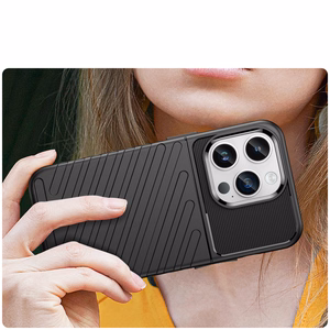 Thunder Case iPhone 14 Pro Max soomustatud ümbris must
