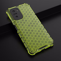 Honeycomb Case soomuskaitse TPU kaitsekattega Xiaomi Redmi K40 Pro+ / K40 Pro / K40 / Poco F3 roheline