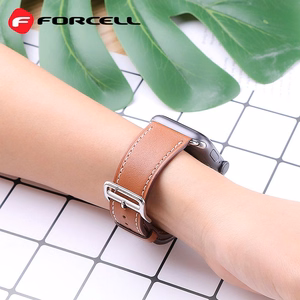 Strap to Apple Watch Forcell F-Design FA20 holes eco-friendly leather 38 / 40 / 41 mm red