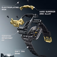 Supcase Unicorn Beetle Ore Ümbris jaoks Apple Watch 10/11 (46 mm) - Must and Gold