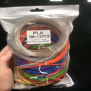 3D-pliiatsi filament 36m - komplekt (3m x 12 värvi)