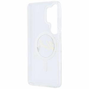 Karl Lagerfeld case IML KC Script MagSafe for Samsung Galaxy S26 Ultra transparent