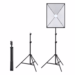 Puluz stuudiokomplekt LED softbox 50x70cm, statiiv, LED pirn 1 tk. PU5070EU