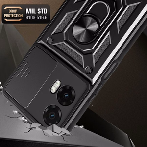 Tech-Protect CamShield Pro Ümbris jaoks Motorola Moto G35 5G - must