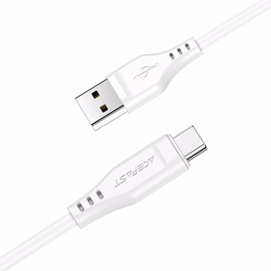 USB kaabel Acefast C3-04 USB-A to USB-C 1.2m valge