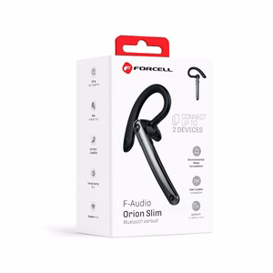 Wireless mono headset (ENC, Multipoint, BT 6.0 + EDR, 90mah) FORCELL Orion Slim black