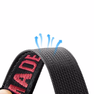 Dux Ducis Strap (Outdoor Version) Apple Watch Ultra Strap, SE, 9, 8, 7, 6, 5, 4, 3, 2, 1 (49, 45, 44, 42 mm) Nylon Band Bracelet Black and Red