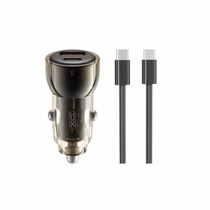 Car laadija XO CC60 USB-A/USB-C 60W sinine