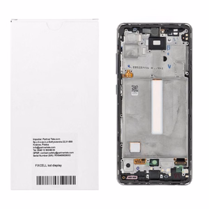 AMOLED LCD-дисплей FIXCELL с рамкой для SAMSUNG A52 4G/5G, черный (замененное стекло)