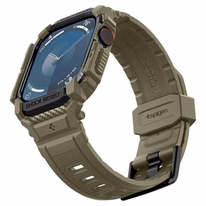 SPIGEN ümbris RUGGED ARMOR "PRO" jaoks APPLE Watch 10 (46 mm) vintage khaki