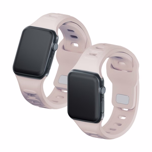 3mk silikoonrihm Apple Watchile, 38/40/41/42 mm, Latte, väike suurus