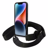 Karl Lagerfeld Color Stripes Strap Ümbris jaoks iPhone 14 Pro - roosa