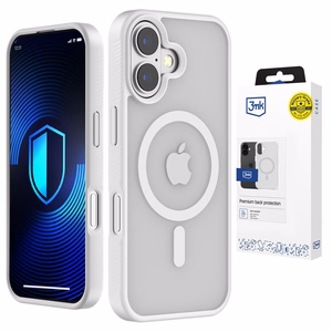 3mk Smoke MagCase iPhone 17 jaoks - valge-läbipaistev