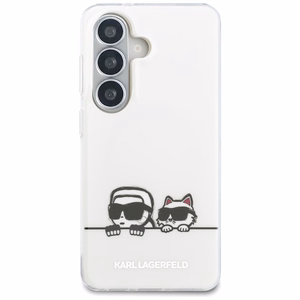 Karl Lagerfeld ümbris IML Peekaboo Karl ja Choupette MagSafe Samsung Galaxy S26 jaoks läbipaistev