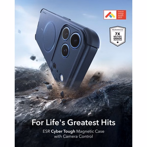 ESR Cyber Tough MagSafe ümbris mudelitele iPhone 18 Pro Max / 17 Pro Max, tumesinine
