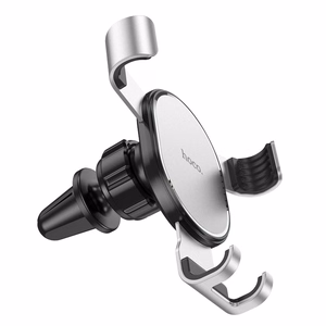 Gravity car phone Hoidja Hoco air vent CA56 PLUS hõbedane metallic