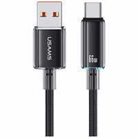 USAMS kaabel Cloud Series US-SJ658 6A USB-A USB-C 1,2m must
