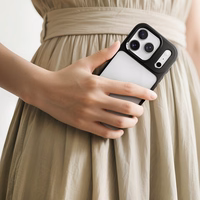 Rock Guard Lens Protection Series Ümbris for Iphone 17 läbipaistev-must