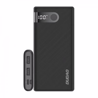Akupank Dudao "K9 Pro" Must 10000mAh (2xUSB / Type-C / MicroUSB) (LED ekraan)
