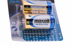 MAXELL aluseline patarei LR14, 2 tk.