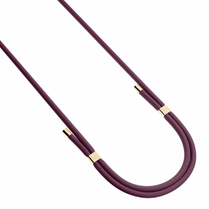 3mk EasyClip Elite telefoni kaelapael, Mulberry (kuldsed detailid)